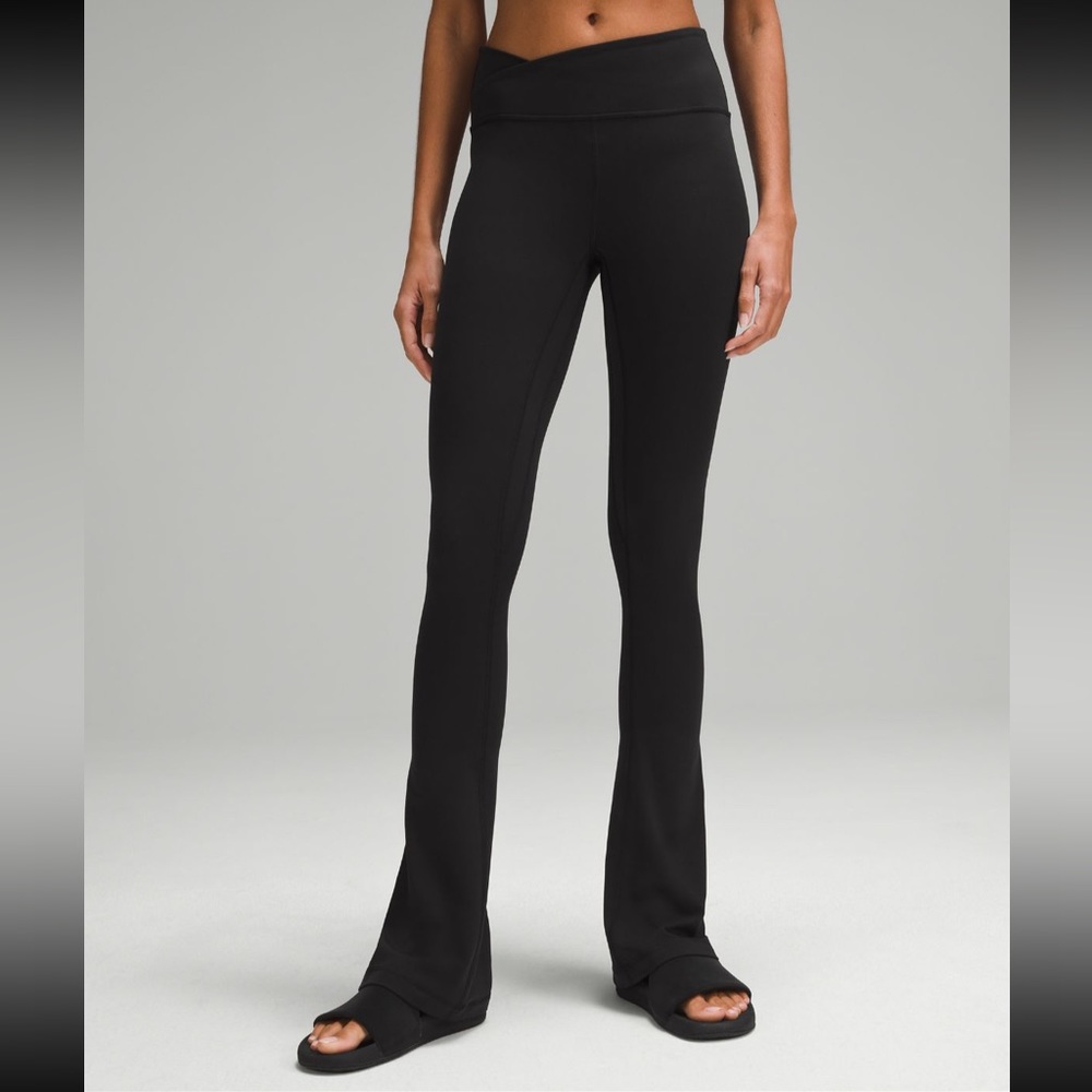 Align mini flare asymmetrical waist